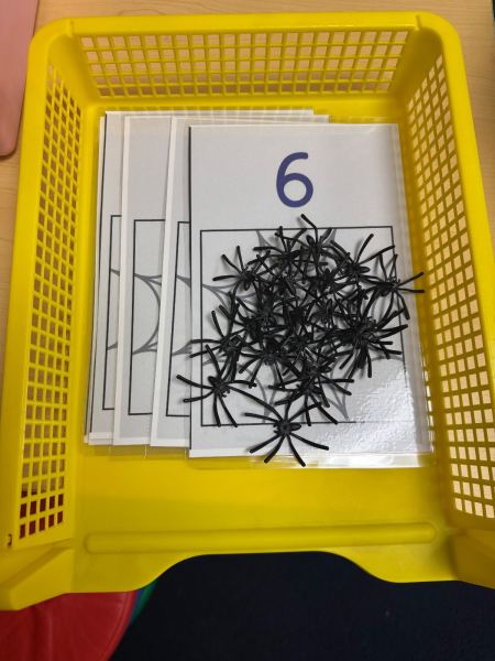 Math Center, Spiders theme